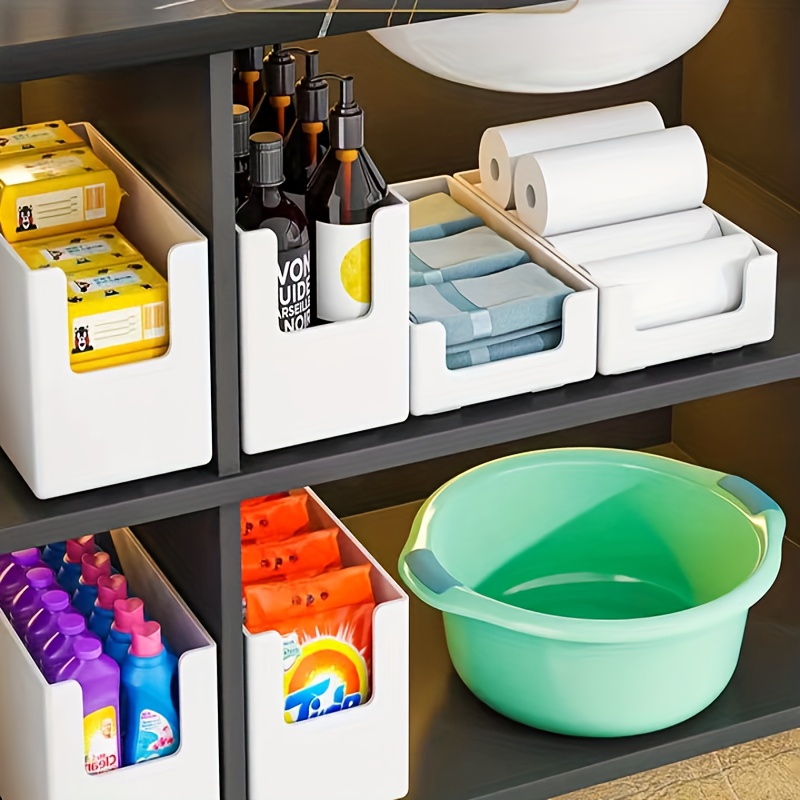 Bathroom Storage Bins Plastics Baskets For Organizing Multipurpose