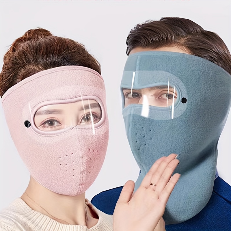 Hiver Outdoor Riding Mask Épaissie Coupe-vent Chaud Masque Polaire