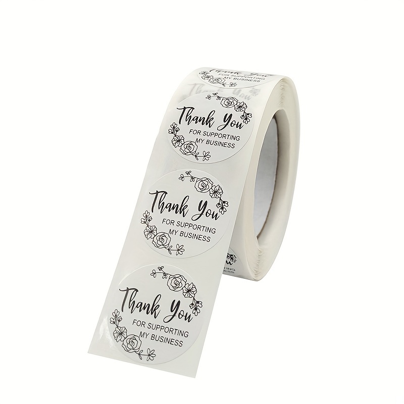 60pcs Thank You Seal Stickers For Envelopes Decoration, Wedding Decor