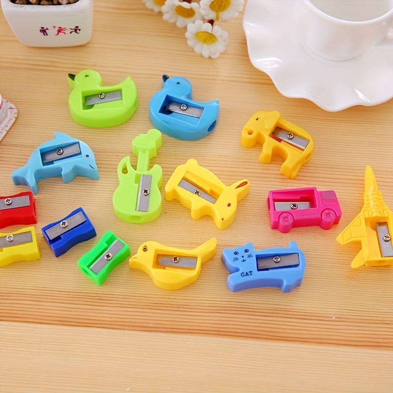 Animal Cartoon Pencil Sharpener Hand Crank Manual Sharpener - Temu