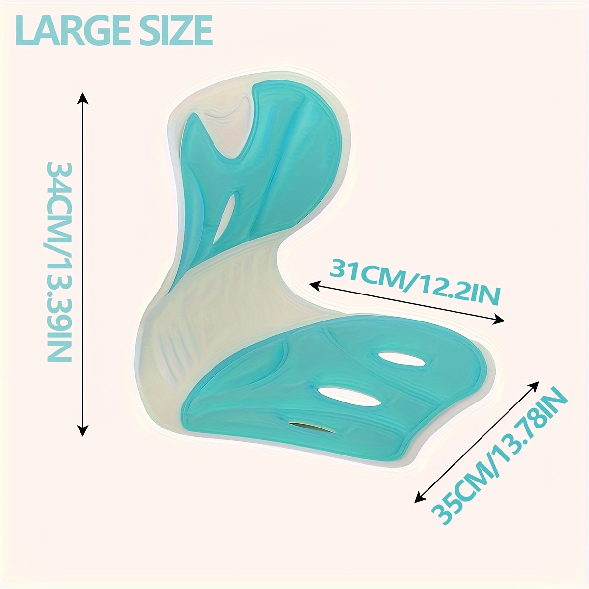 Order A Size Up Large Size Posture Corrector, Chair Ergonomic Back Lumbar  Hip Support, Office Chair Cushion Seat Cushion, Chair Waist Cushion Sitting  Chair Correction Sitting Posture, Long-time Sitting Waist Protector 