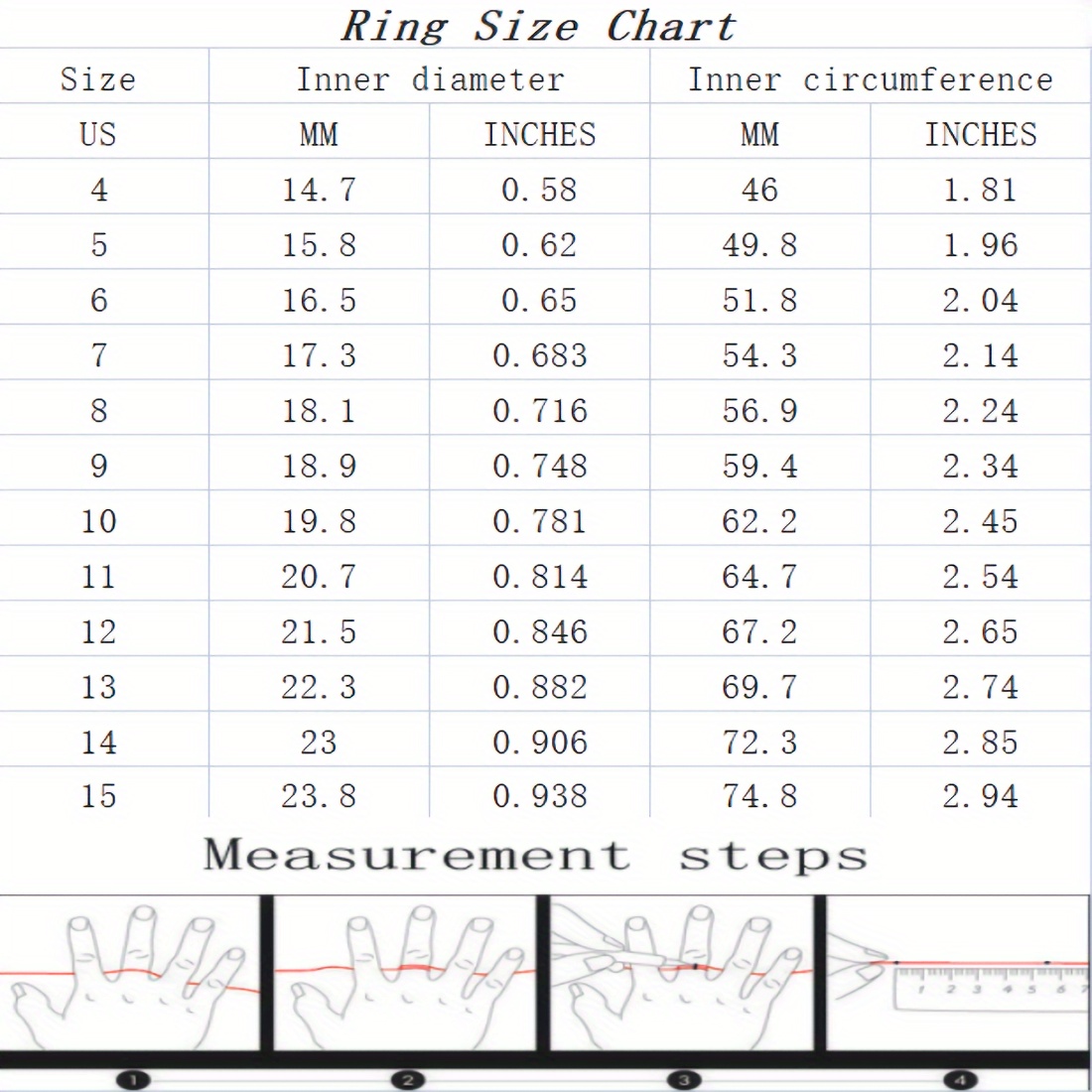 7 us ring size deals in cm