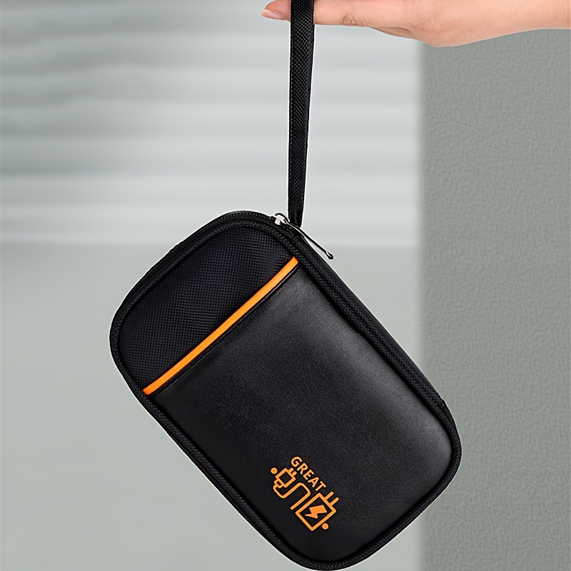 Voyage câble organisateur sac accessoires électroniques pochette de  rangement clé USB chargeur pochette batterie externe étui pour carte  mémoire étui de rangement de câble 
