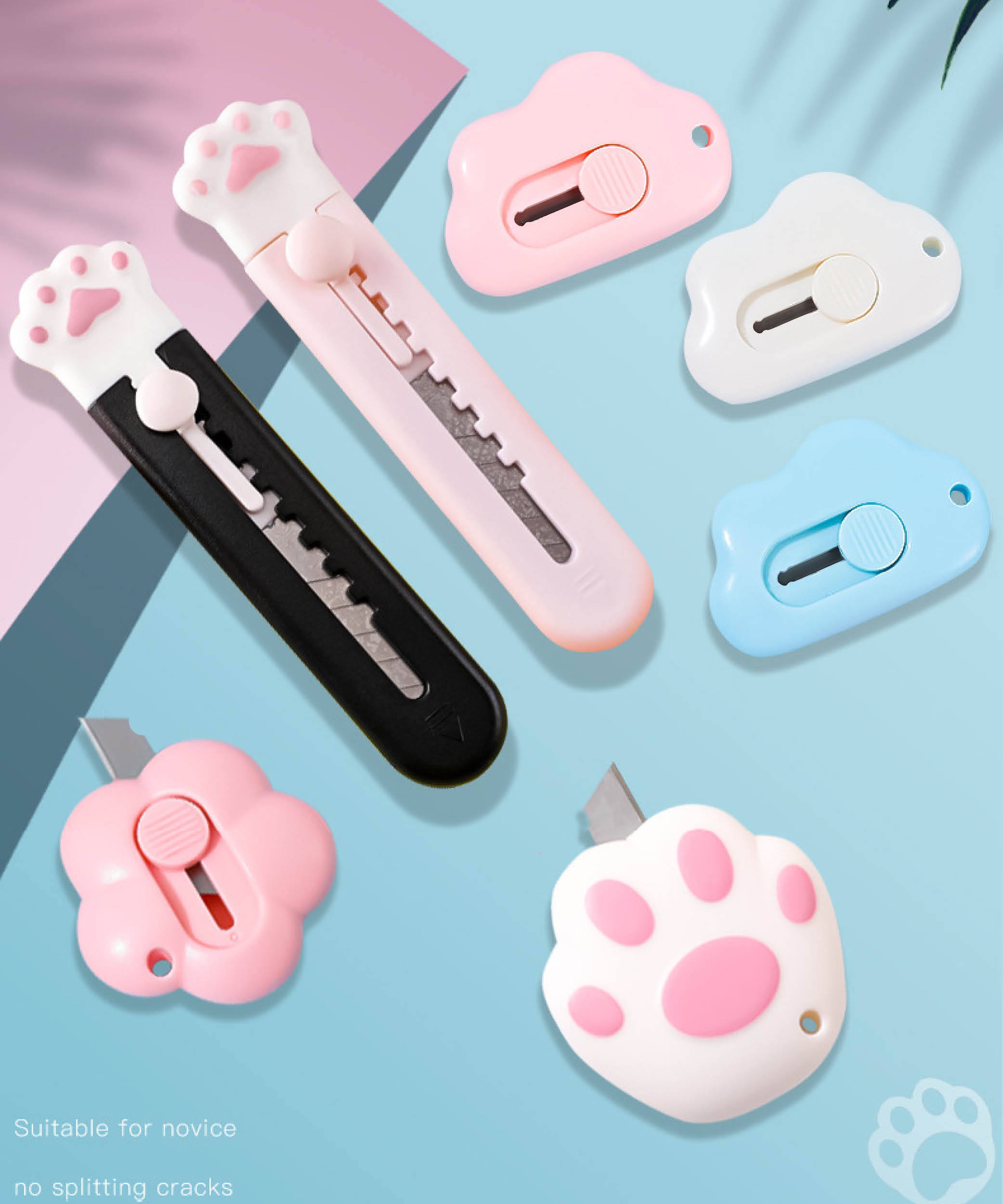 Cloud Cat Mini Retractable Utility Knife: Perfect For Diy - Temu