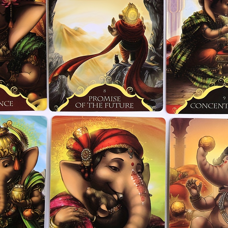 Lord Ganesha Oracle Deck Card Game Tarot Cards
