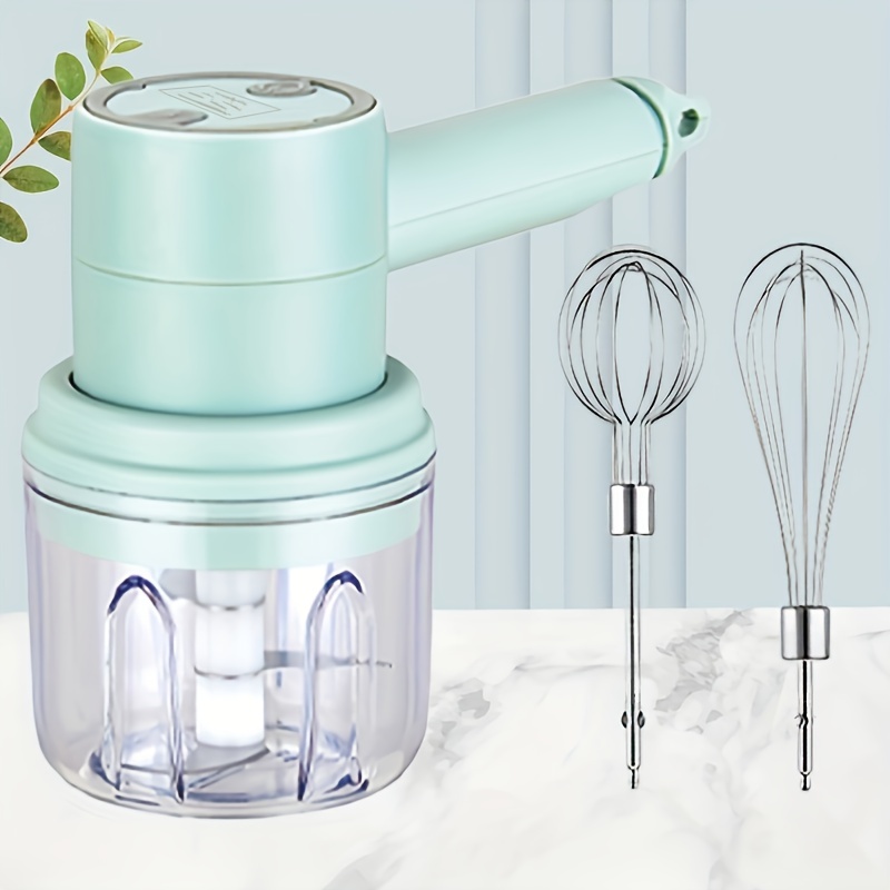 Wireless Electric Egg Beater With 2 Hardware Manual Blender - Temu