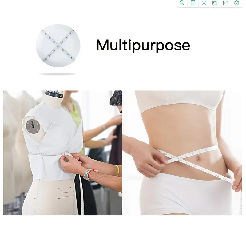 Tape Measure With Double Scale For Weight Loss, Medical Body