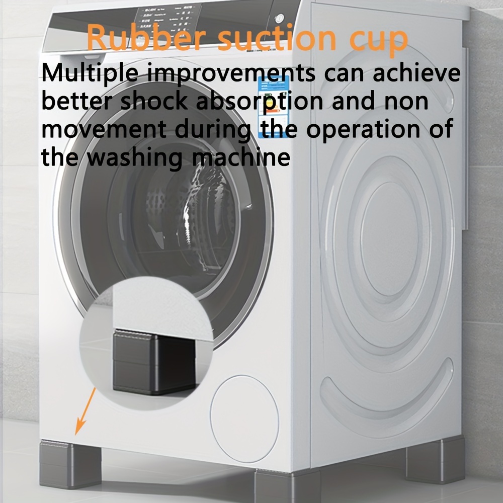 Shock Noise Cancelling Washing Machine Support Anti Slip - Temu