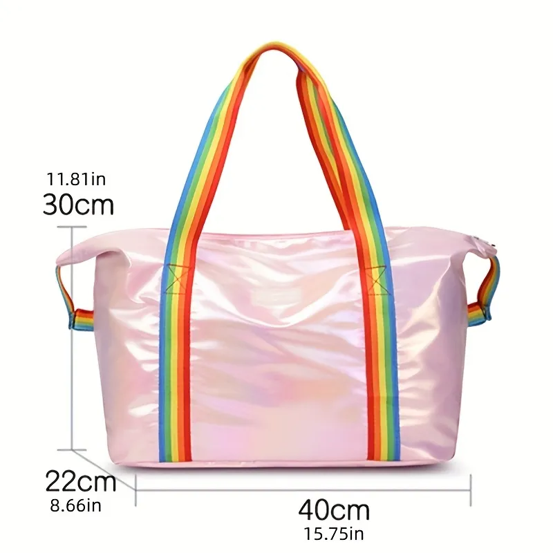 travel bag rainbow