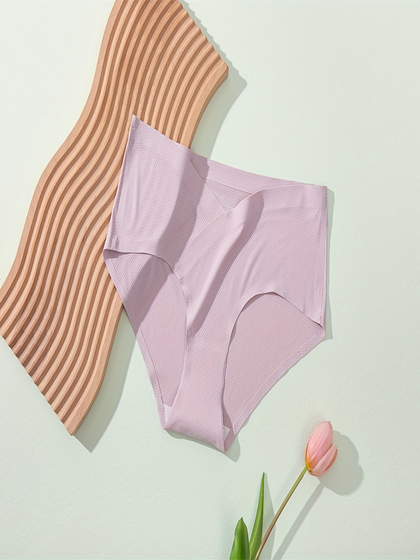 Breathable Ice Silk Seamless Maternity Underwear Low Waist V - Temu