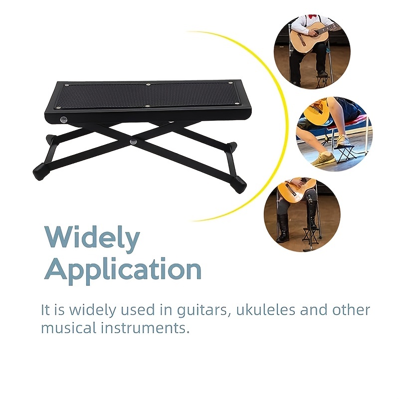 Solid Wood Foot Stool For Electric Guitar Playing - Folding Slip On Foot  Stand For Folk And Classical Music - Temu United Arab Emirates
