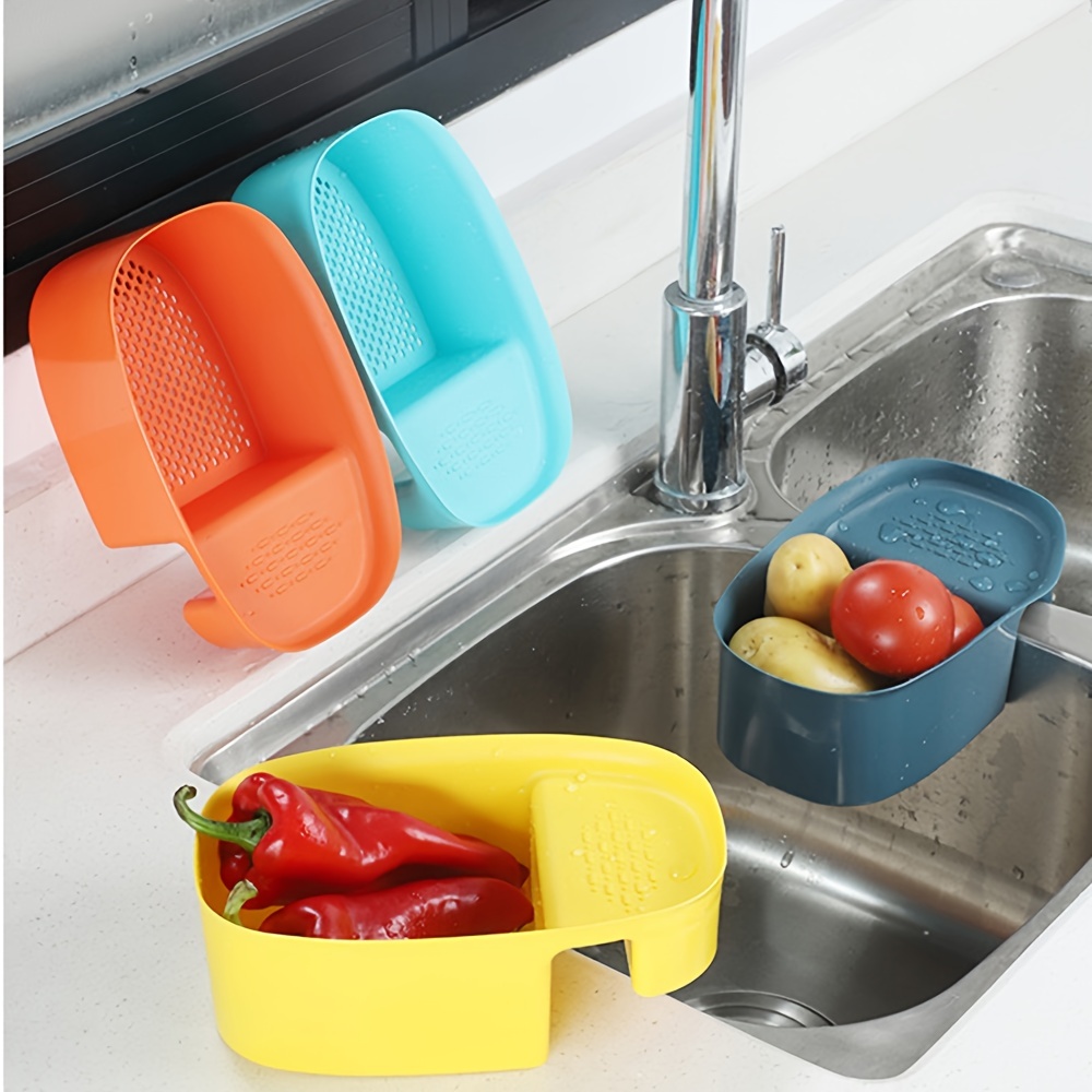 2023 New Portable Kitchen Retractable Sink Drain Basket Plastic