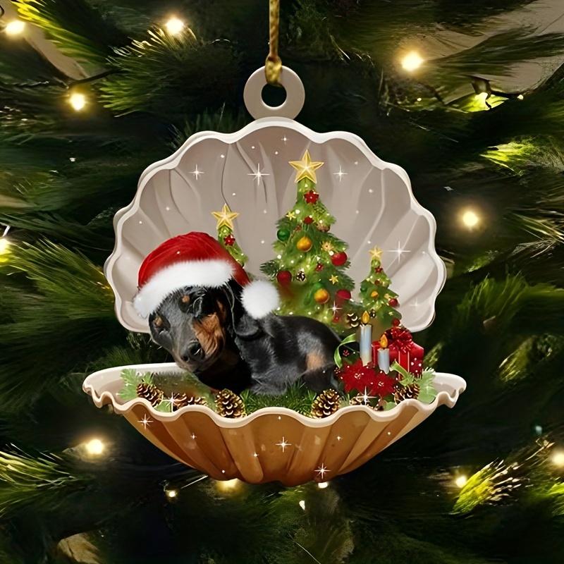 Clearance Sale Christmas Tree Ornaments Dachshund Pendant Decoration  Christmas Gifts Home Decoration Holiday Festival