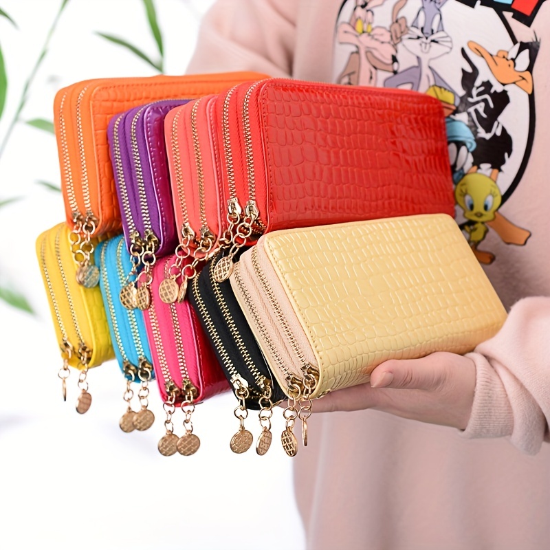 Luminous Geometric Diamond Multifunctional Long Wallet - Temu