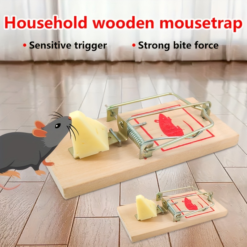 8pcs, High Sensitivity Aggressive Bites Mouse Clip Mouse Trap 8PCS Boxed  Mouse Trap With Removable Bait Cup, Indoor And Outdoor Universal