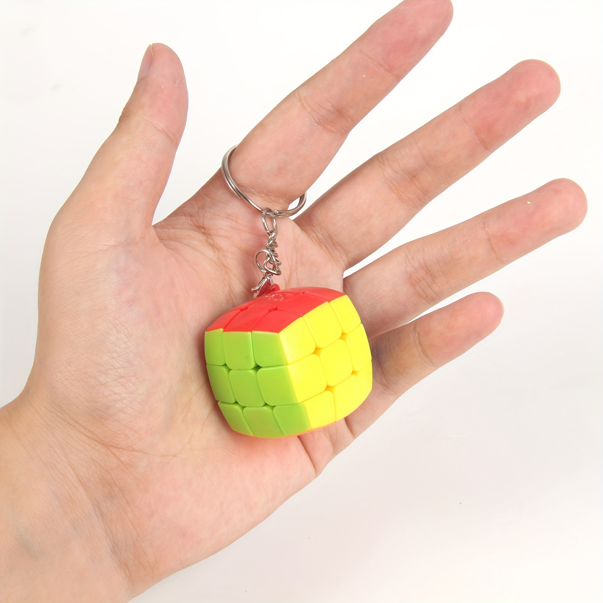 Mini Fun Puzzle Cube Keychains - 12 Pc.