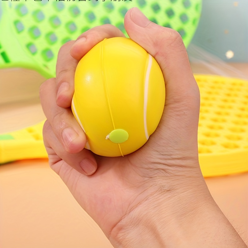 Tennis Trainer Rebound Balls with Elastic Rope Base
