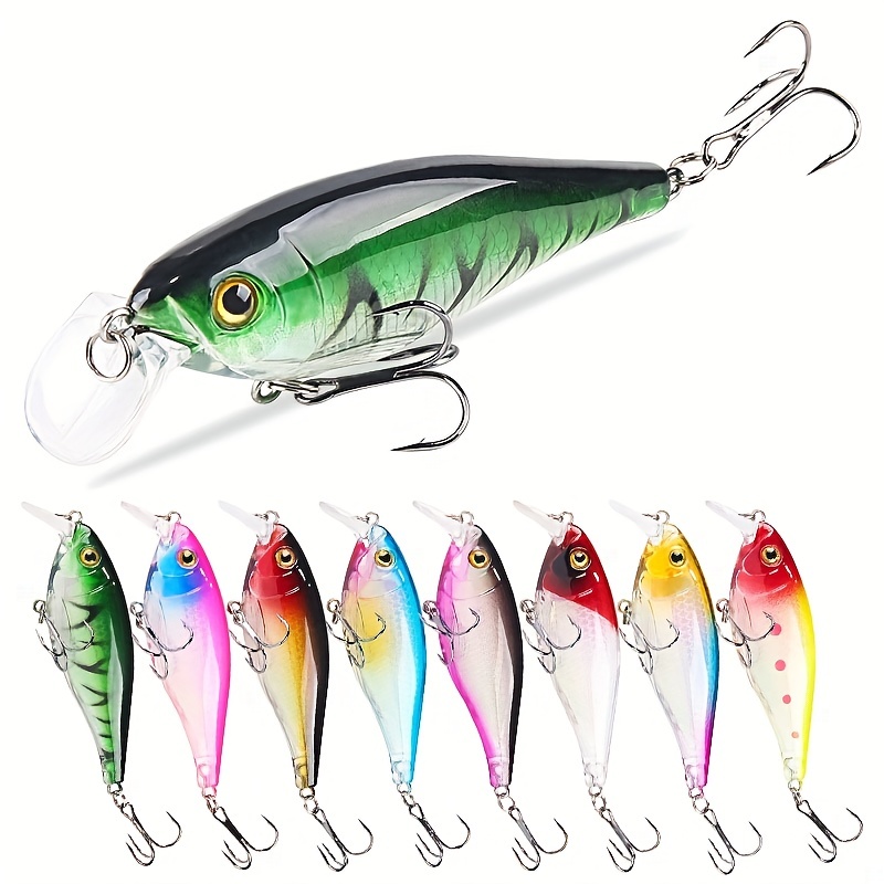 Long Throw Artificial Minnow Lure Bionic Wobbler Plastic - Temu