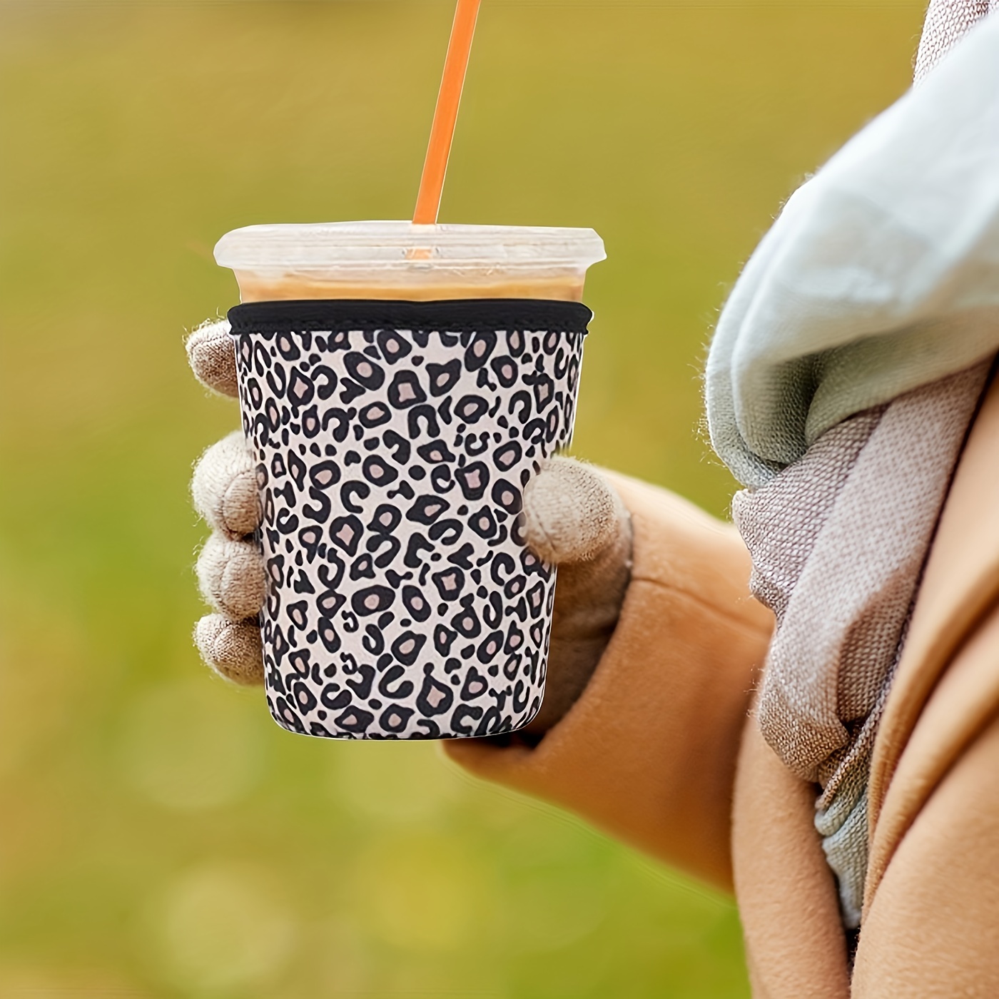 Reusable Iced Coffee Insulator Sleeves For Cold Beverages And Neoprene Cold Coffee  Cup Sleeves Cooler Cover For Coffee Cups - Temu