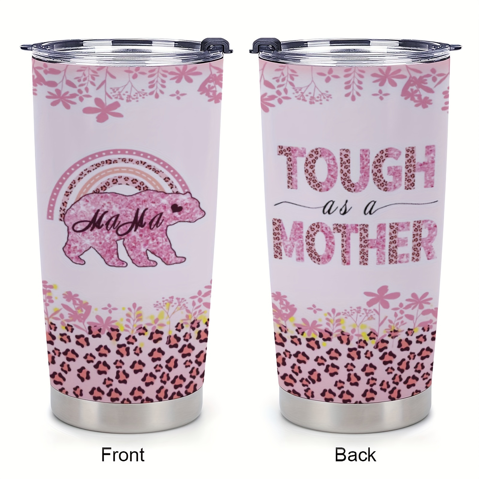 Mama - Tough As A Mother - Tumbler Cup - Gift For Mom