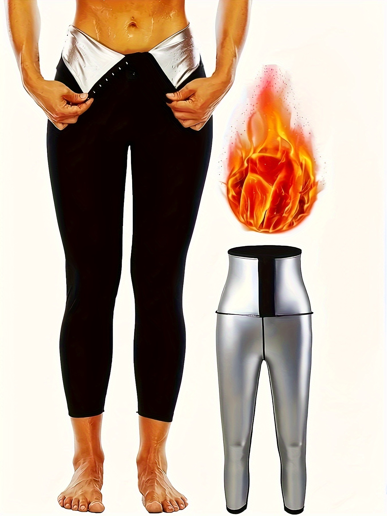 Sweat Sauna Pants, Tummy Control Running Sports Sweat Pants, Women's  Activewear, High-quality & Affordable