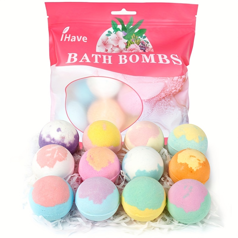 

Bath Bombs For Women With 12 Pure Scents - Ideal Spa & Birthday For Women, Relaxation Self Care Tool