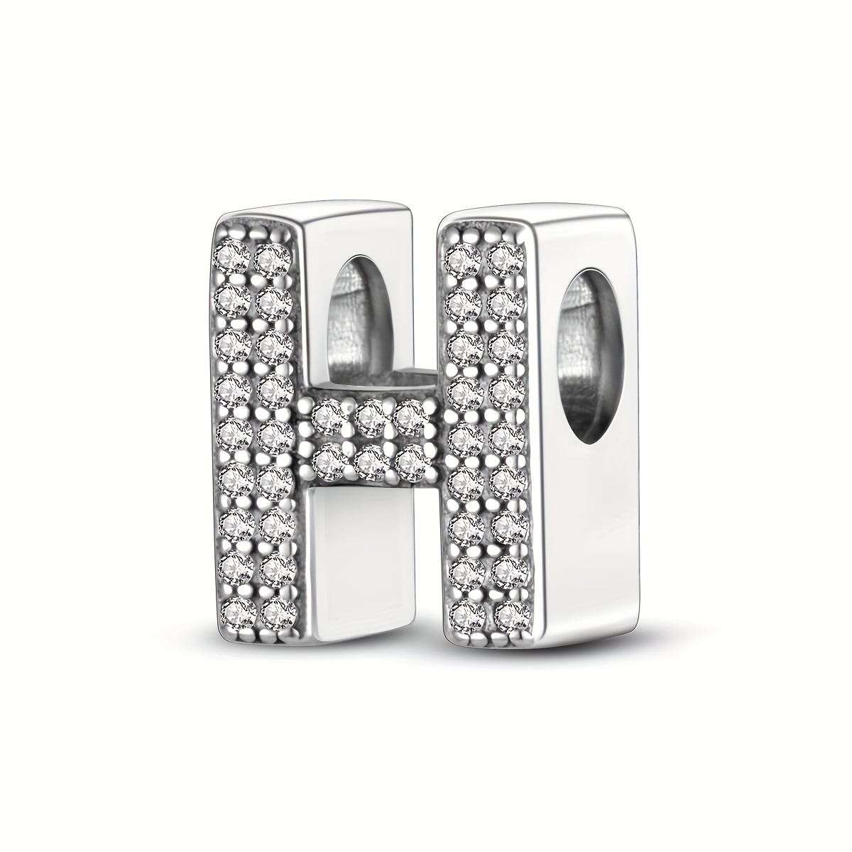 9x9mm Silver Initial Letter Beads, Alphabet Beads, Initial Beads, Alphabet  Blocks Micro Pave Initial Block Charm for Bracelet Necklace Supply W-866 to  W-891