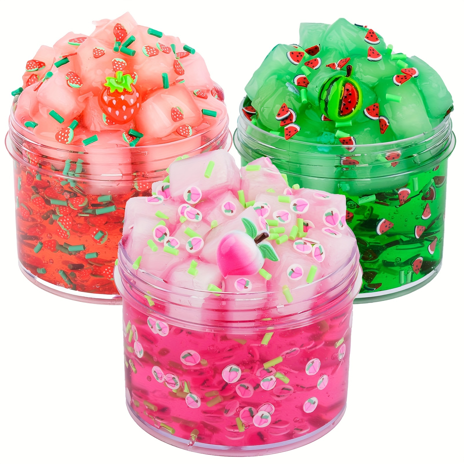 Ready Stock!! Children DIY Slime Accessories/Topping for Crystal Slime Play  miniature cute design kids birthday gift