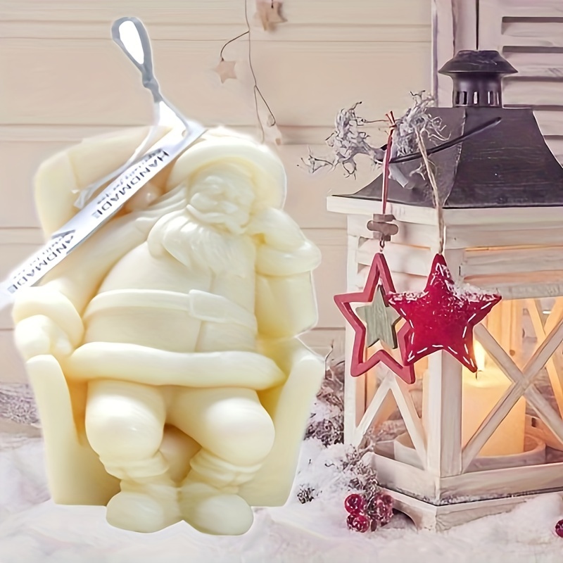 Christmas Snowman Candle Silicone Mold Christmas Thin - Temu