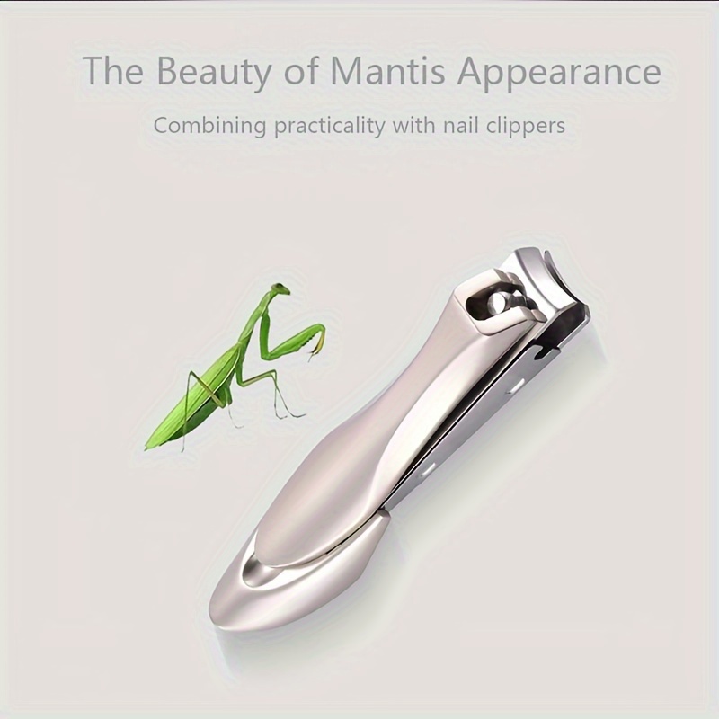 2pcs Nail Clippers Set Fingernail Cutter With Nail File Stainless