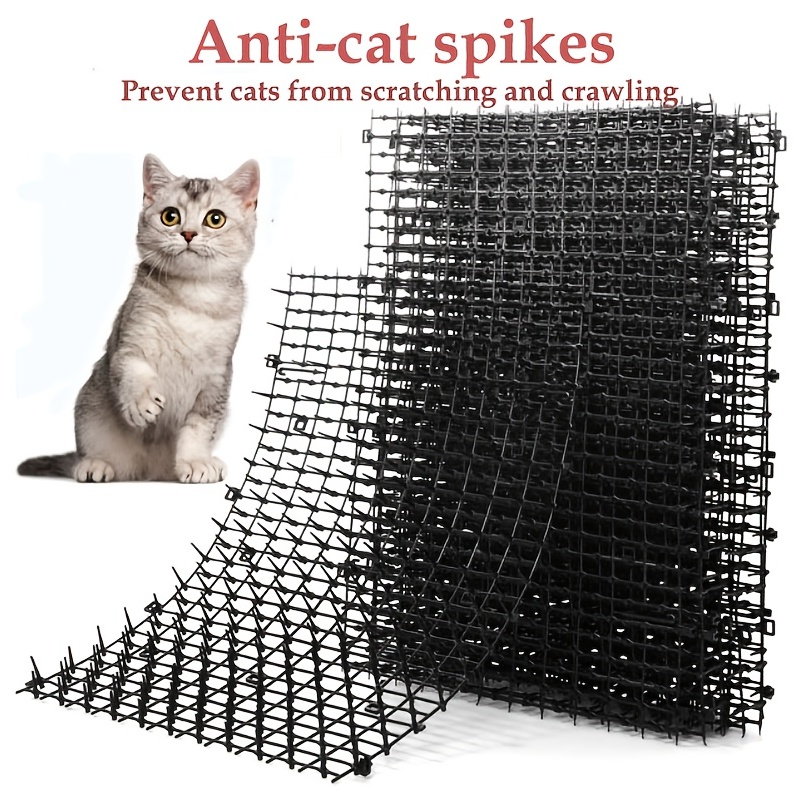 Outdoor And Indoor Cat Repellent Plastic Prickle Strip Mat - Temu