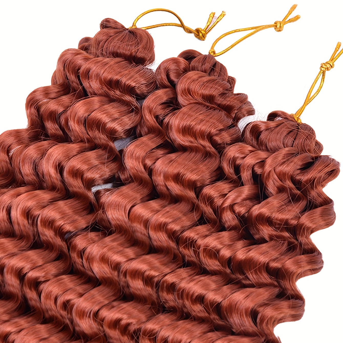 Deep Curly Crochet Hair 3 Packs 270g Synthetic Braiding Extensions