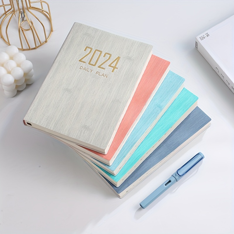 2024 A5 English Calendar Planner Notebook Weekly Monthly - Temu, agenda  planner 2024 