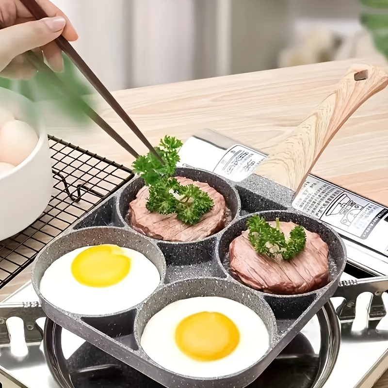  4-Cup Aluminium Alloy Egg Frying Pan,Non Stick Egg Pan