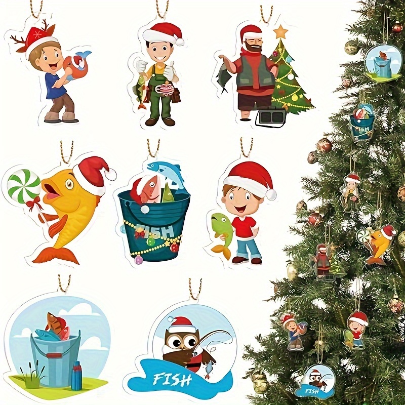 Fishing Line Christmas Ornaments - Temu