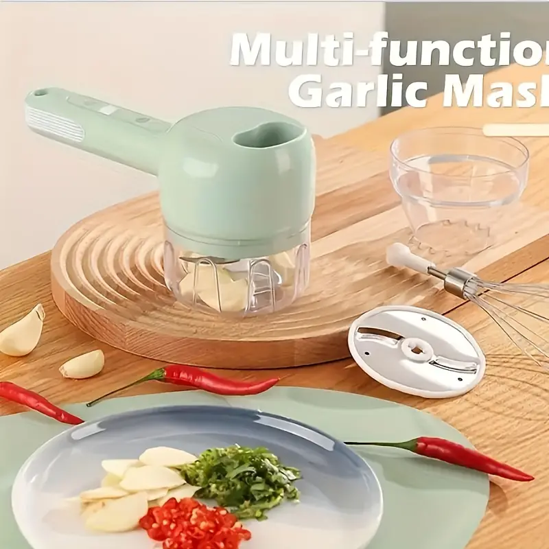Household Meat Grinder Food Machine Wireless Garlic Puree - Temu