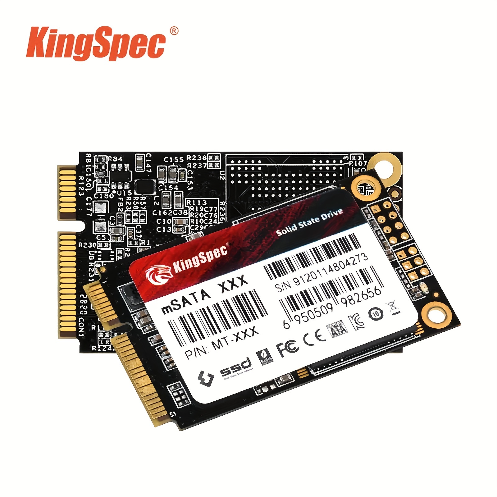 KingSpec M.2 SATA SSD, 128GB 2242 SATA III 6Gbps Internal M.2 SSD,  Ultra-Slim NGFF State Drive for Desktop/Laptop/Notebook (2242, 128GB)