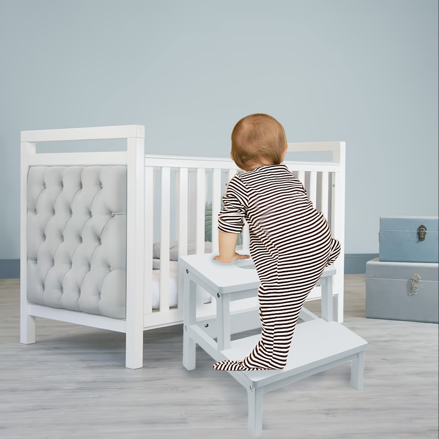 Babymore Velvet Deluxe spoil Cot Bed