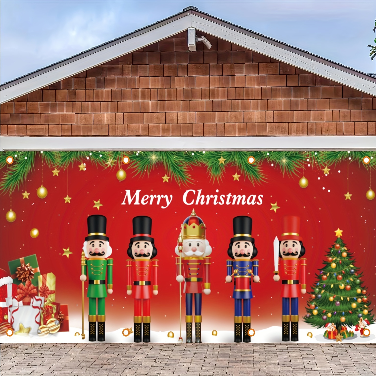 メリークリスマス、クリスマスの背景、クリスマスパーティー、サンタの写真、クリスマスガレージドアの背景、パーティーの装飾、7 * 16 メリークリスマス、  クリスマスの背景、クリスマスパーティー、サンタの写真、クリスマスガレージドアの背景、パーティー ガレージ ... メリークリスマス、クリスマスの背景、クリスマスパーティー、サンタの写真、クリスマスガレージドアの背景、パーティーの装飾、7 x 16