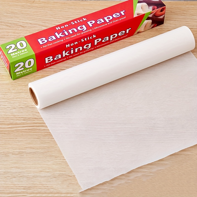 MageCrux 20M Nonstick Cookie Sheet Parchment Paper Baking Pan Line Oil Paper  Butter Paper 