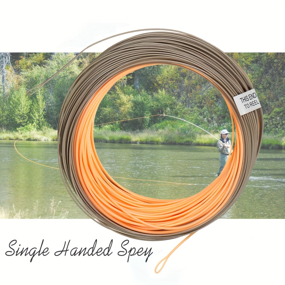 Fly Fishing Line 2 Welded Loops Durable Single Hand Spey - Temu Canada