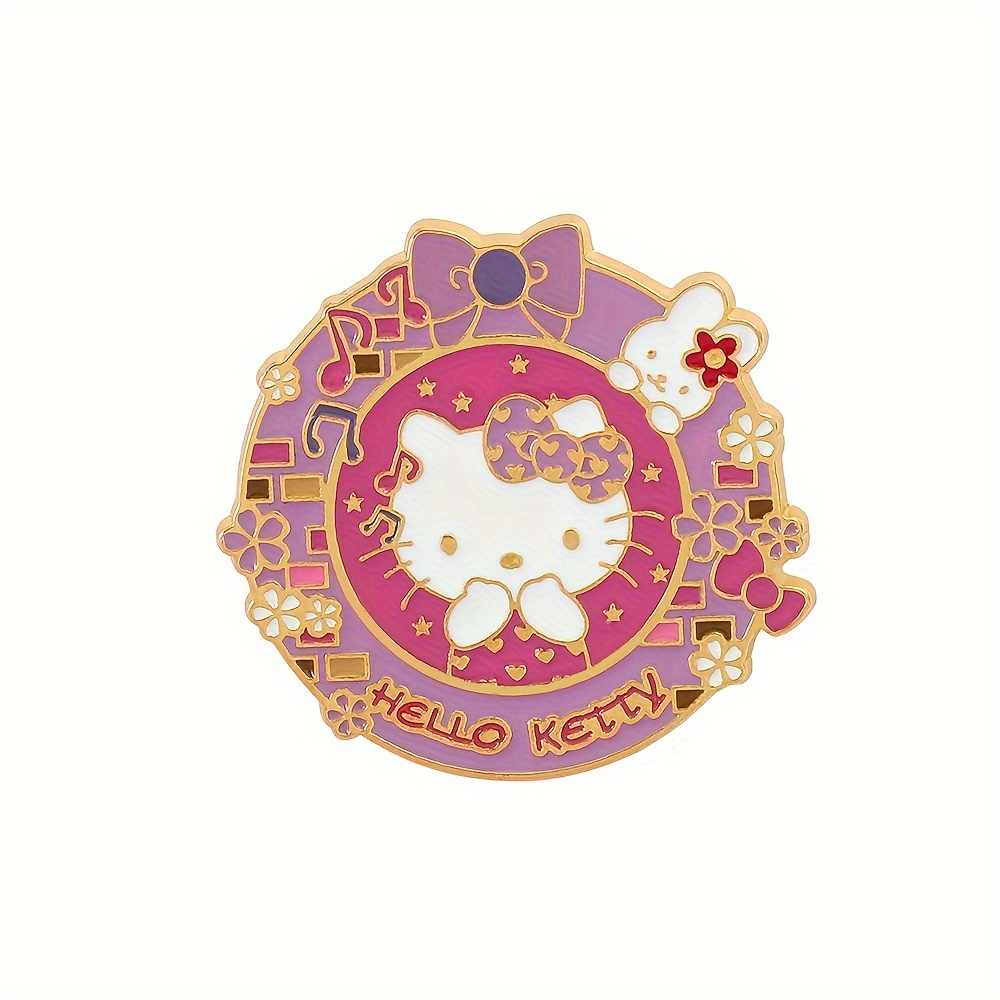 Sanrio Kawaii Brooches Hello Kitty Anime Pins Kuromi Cinnamoroll Metal  Badges Lovely Pochacco Clothing Pins Custom Pin Pendant