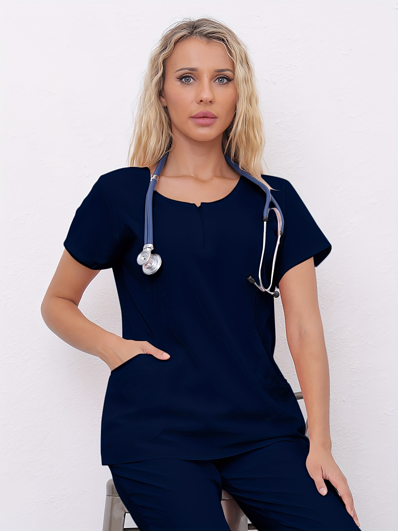 Crew deals neck scrubs