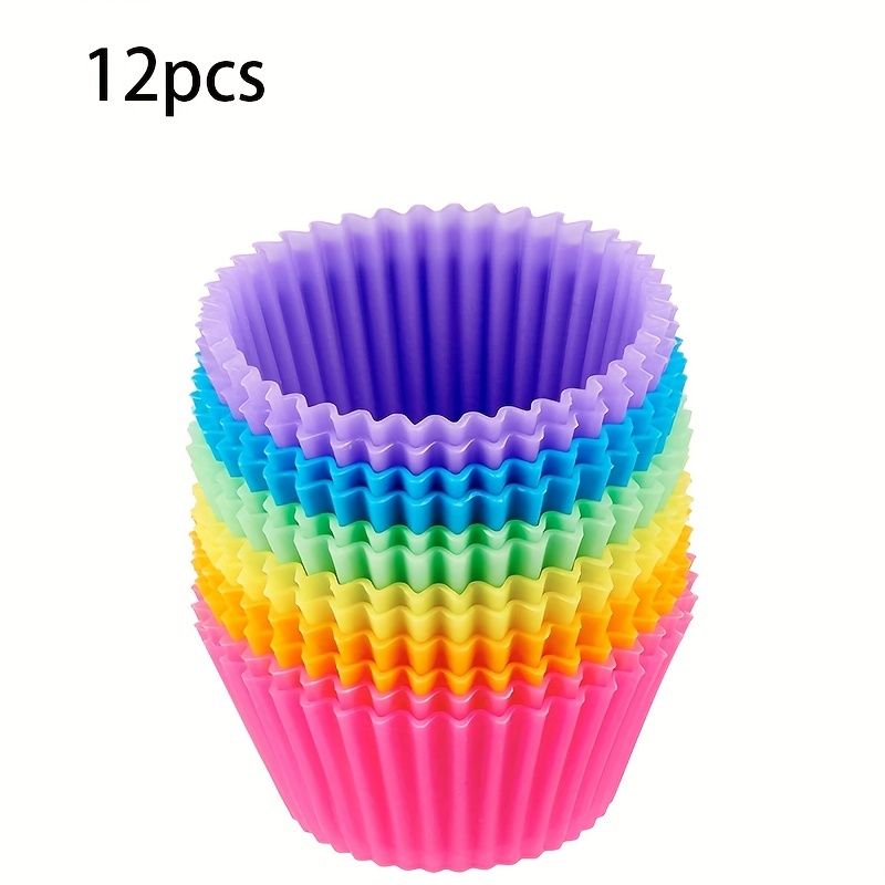 Silicone Mafen Cup, Reusable Cupcake Liners, High Temperature Resistant Baking  Cupcake Cup, Oven Air Fry Pan Special Cake Mold, Dishwasher Washable, Easy  To Clean, Perfect For Cupcakes, Muffins, Mouss, Baking Tools 