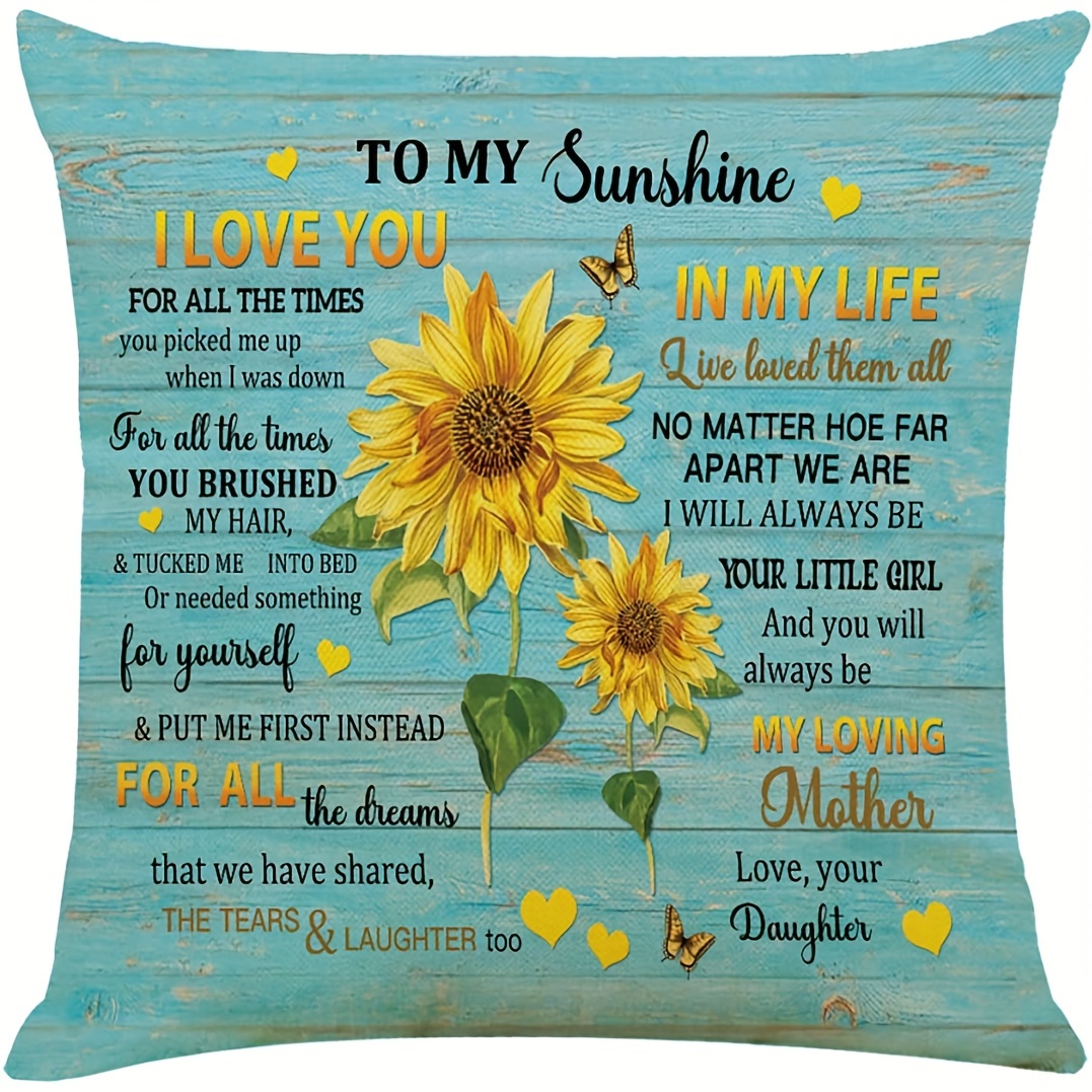 Mom Pillow Cover, Pillow Case, Gifts for Mom, Mom Christmas