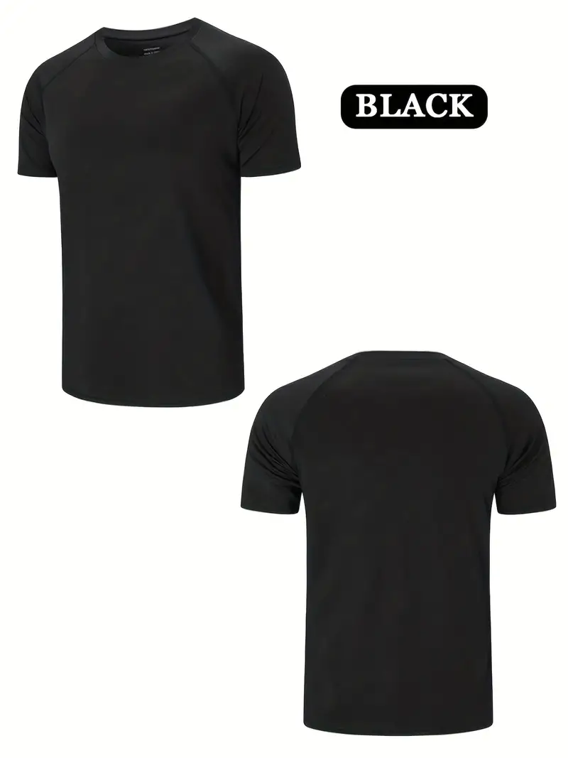 Men's Solid T shirts Sports/fitness Quick Dry - Temu