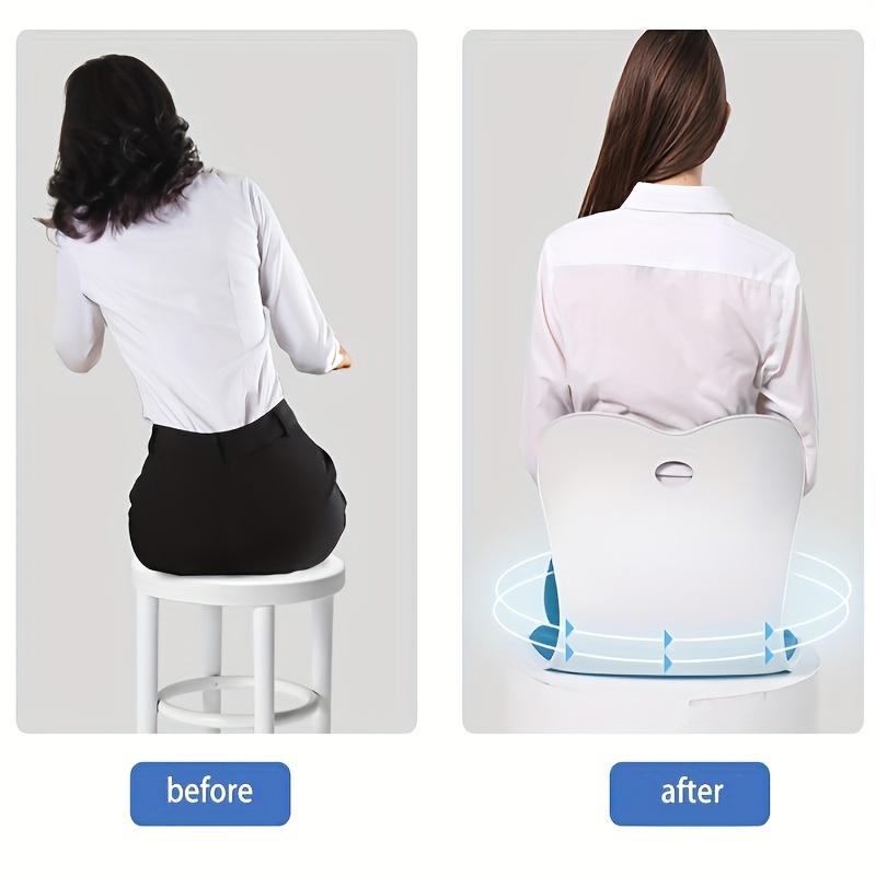 curble Chair for Teenager Ergonomic Lower Back Support Chair, Lumbar  Support for Back Posture Corrector and Low Back Pain Relief, Portable, for  Office