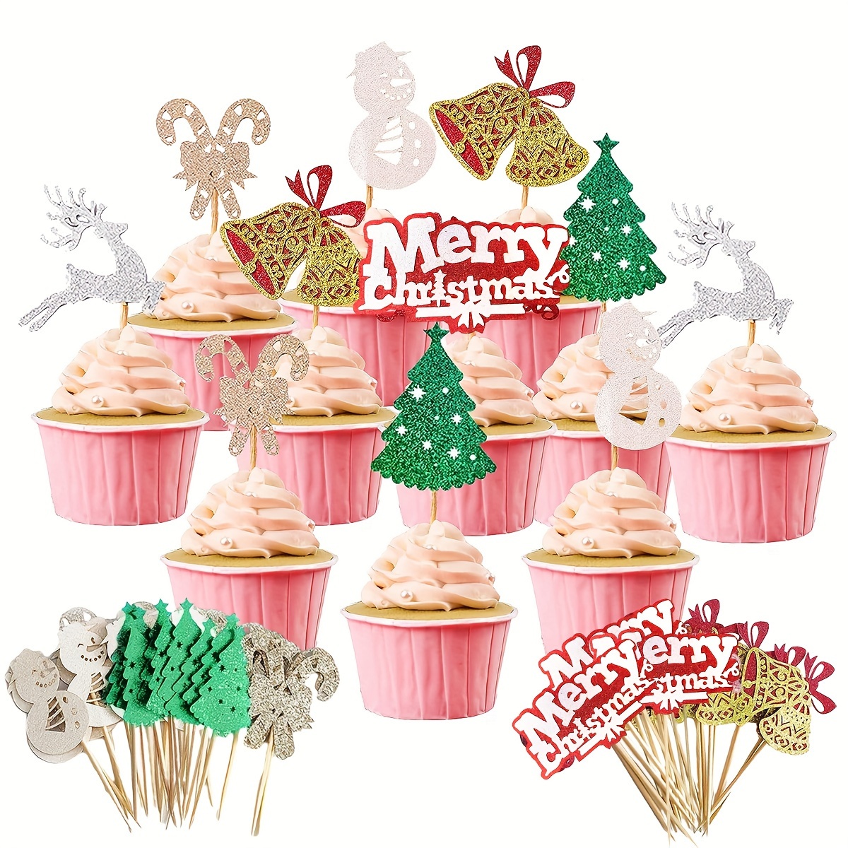 6PCS Decorazioni per Modelli di Cupcake Finti, Torta di
