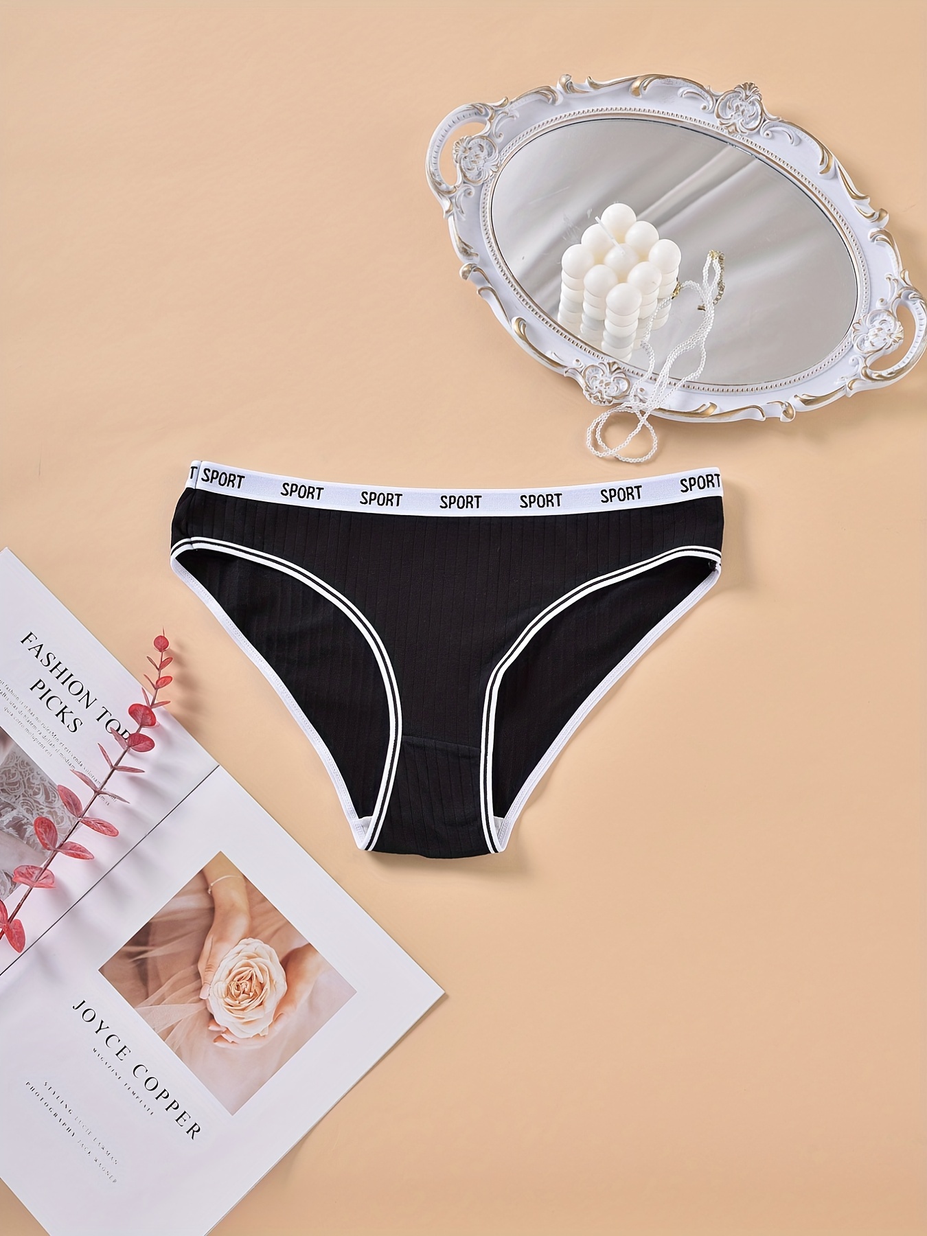 Plus Size Casual Underwear Set Women's Plus Plain Ribbed - Temu
