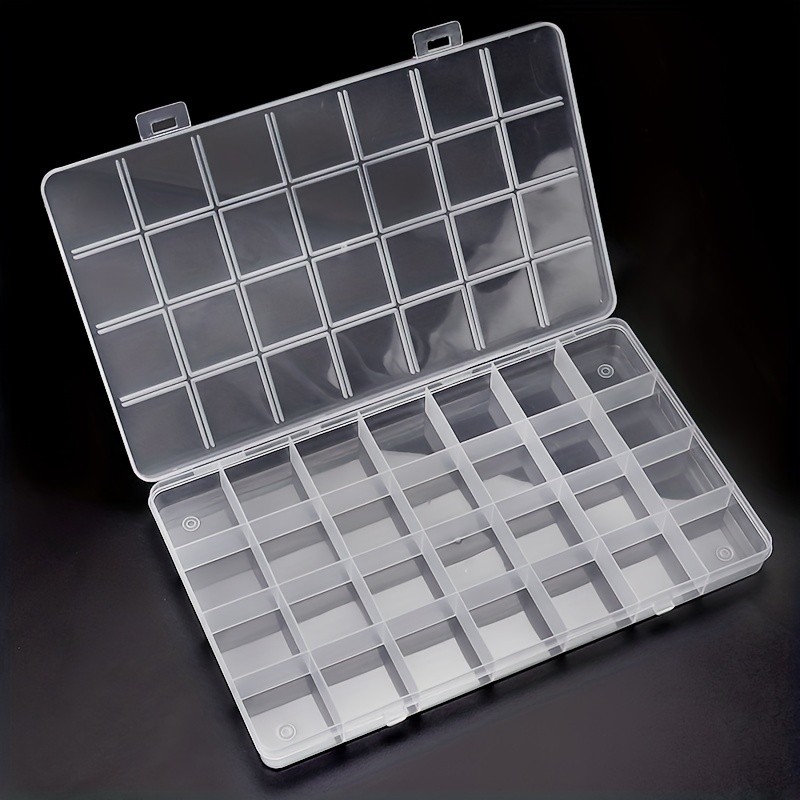 Transparent Plastic Storage Jewelry Box Container Storage - Temu